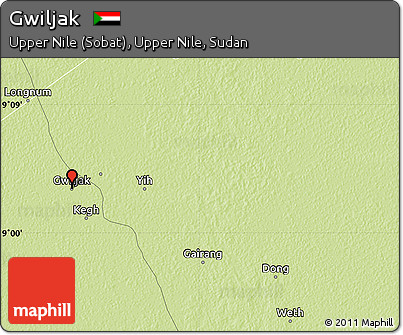Physical Map of Gwiljak
