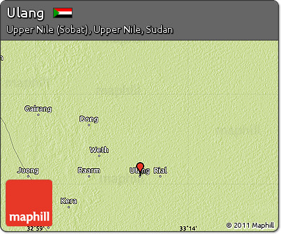 Physical Map of Ulang