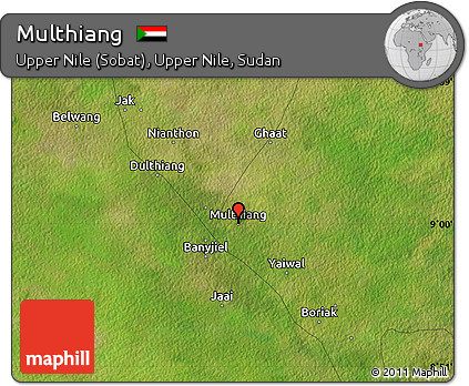 Satellite Map of Multhiang