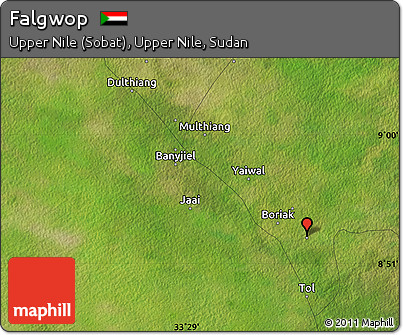 Satellite Map of Falgwop