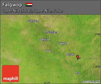 Satellite Map of Falgwop