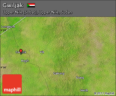 Satellite Map of Gwiljak
