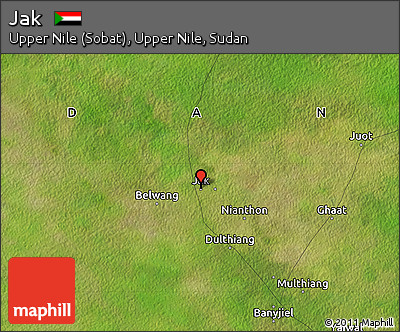 Satellite Map of Jak