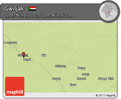 Physical Panoramic Map of Gwiljak