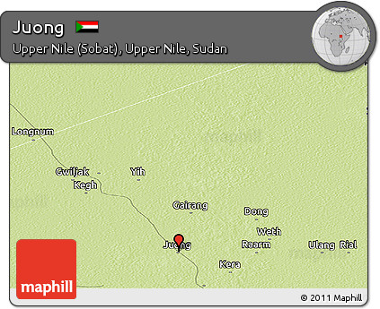 Physical Panoramic Map of Juong