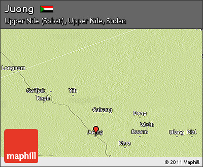 Physical Panoramic Map of Juong