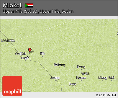 Physical Panoramic Map of Miakol