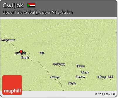 Physical Panoramic Map of Gwiljak