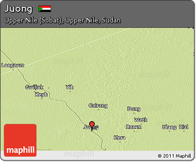 Physical Panoramic Map of Juong
