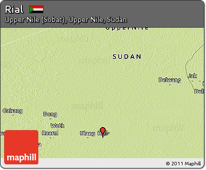 Physical Panoramic Map of Rial