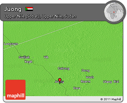 Political Panoramic Map of Juong