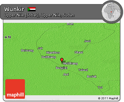 Political Panoramic Map of Wunkir