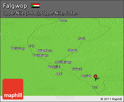 Political Panoramic Map of Falgwop