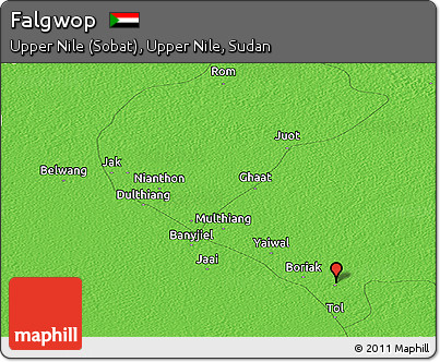 Political Panoramic Map of Falgwop