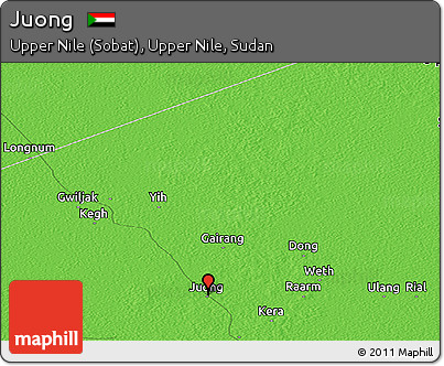 Political Panoramic Map of Juong