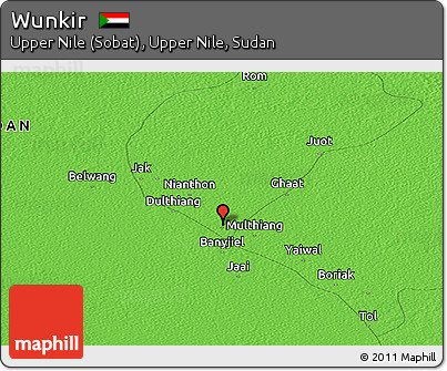 Political Panoramic Map of Wunkir