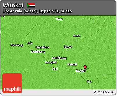 Political Panoramic Map of Wunkoi