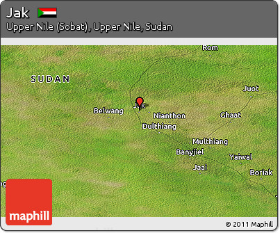 Satellite Panoramic Map of Jak