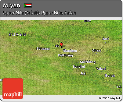 Satellite Panoramic Map of Miyan