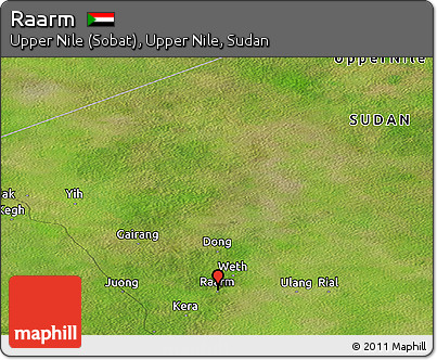 Satellite Panoramic Map of Raarm