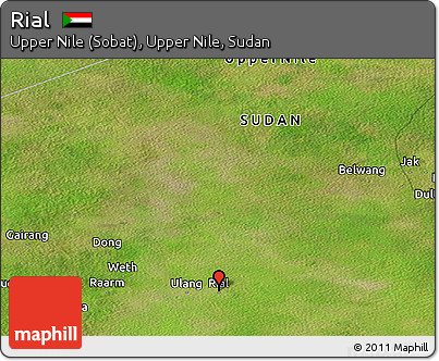 Satellite Panoramic Map of Rial