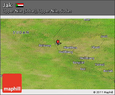Satellite Panoramic Map of Jak