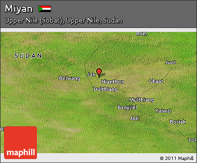 Satellite Panoramic Map of Miyan