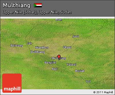 Satellite Panoramic Map of Multhiang