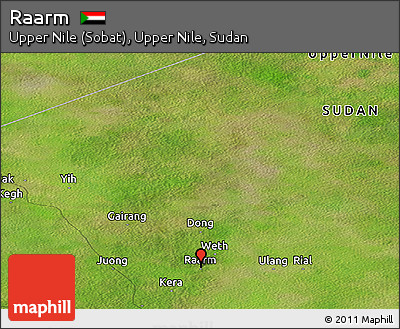Satellite Panoramic Map of Raarm