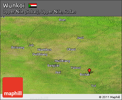 Satellite Panoramic Map of Wunkoi