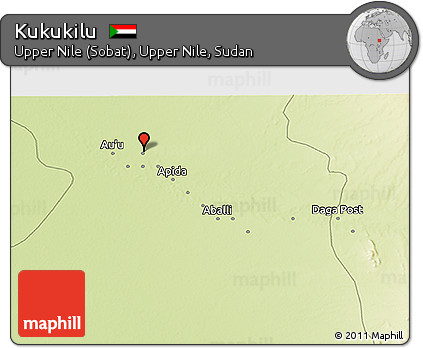 Physical 3D Map of Kukukilu