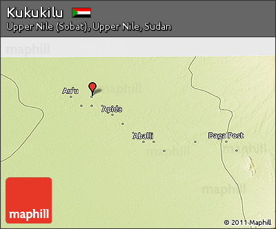 Physical 3D Map of Kukukilu