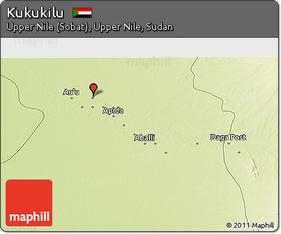 Physical 3D Map of Kukukilu