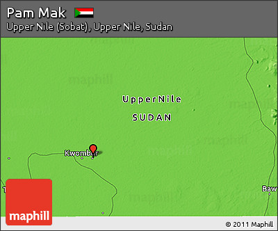 Political 3D Map of Pam Mak