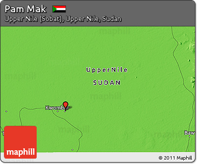 Political 3D Map of Pam Mak