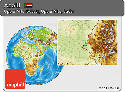 Physical Location Map of Aballi