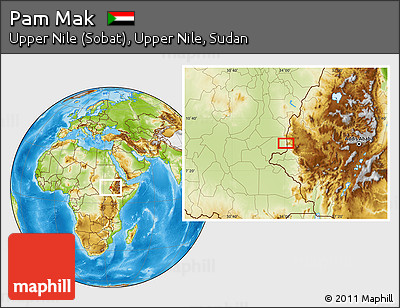 Physical Location Map of Pam Mak