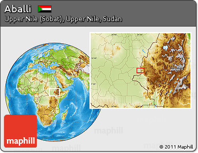 Physical Location Map of Aballi