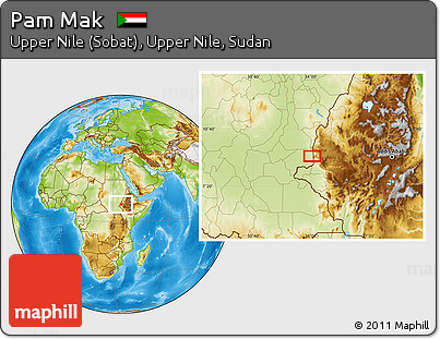 Physical Location Map of Pam Mak
