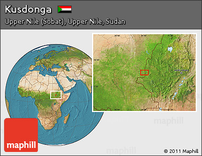 Satellite Location Map of Kusdonga