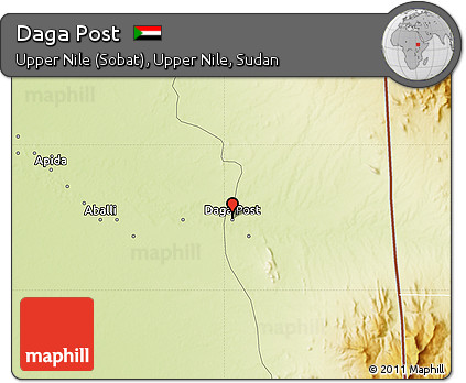 Physical Map of Daga Post