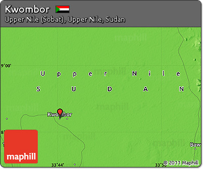 Political Map of Kwombor