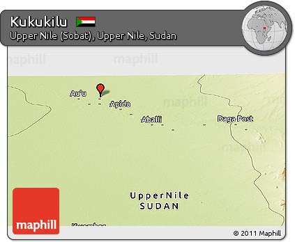 Physical Panoramic Map of Kukukilu