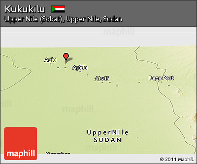 Physical Panoramic Map of Kukukilu