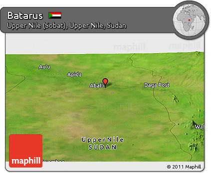 Satellite Panoramic Map of Batarus