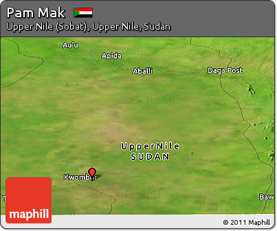 Satellite Panoramic Map of Pam Mak