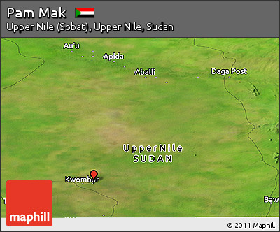 Satellite Panoramic Map of Pam Mak