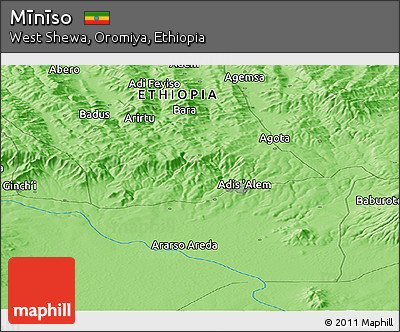 Political Panoramic Map of Mīnīso