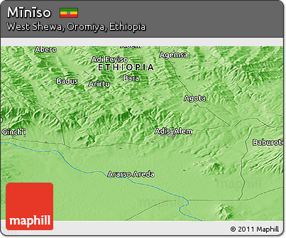 Political Panoramic Map of Mīnīso