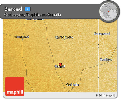 Physical 3D Map of Barcad
